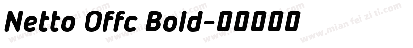Netto Offc Bold字体转换